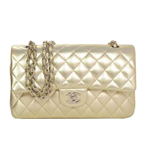 chanel bag with real gold|chanel quilted bag gold chain.